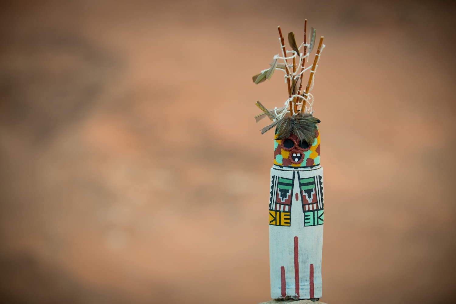 A Hopi tihu or representational figurine, depicting Masau’u.